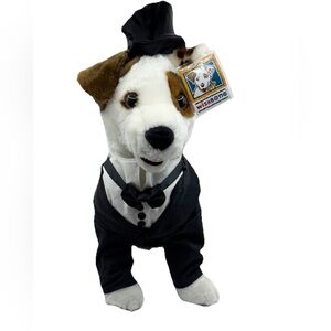 Wishbone Phantom Of The Opera Plush Stuffed Dog NWT 1996 Big Feats! 12”